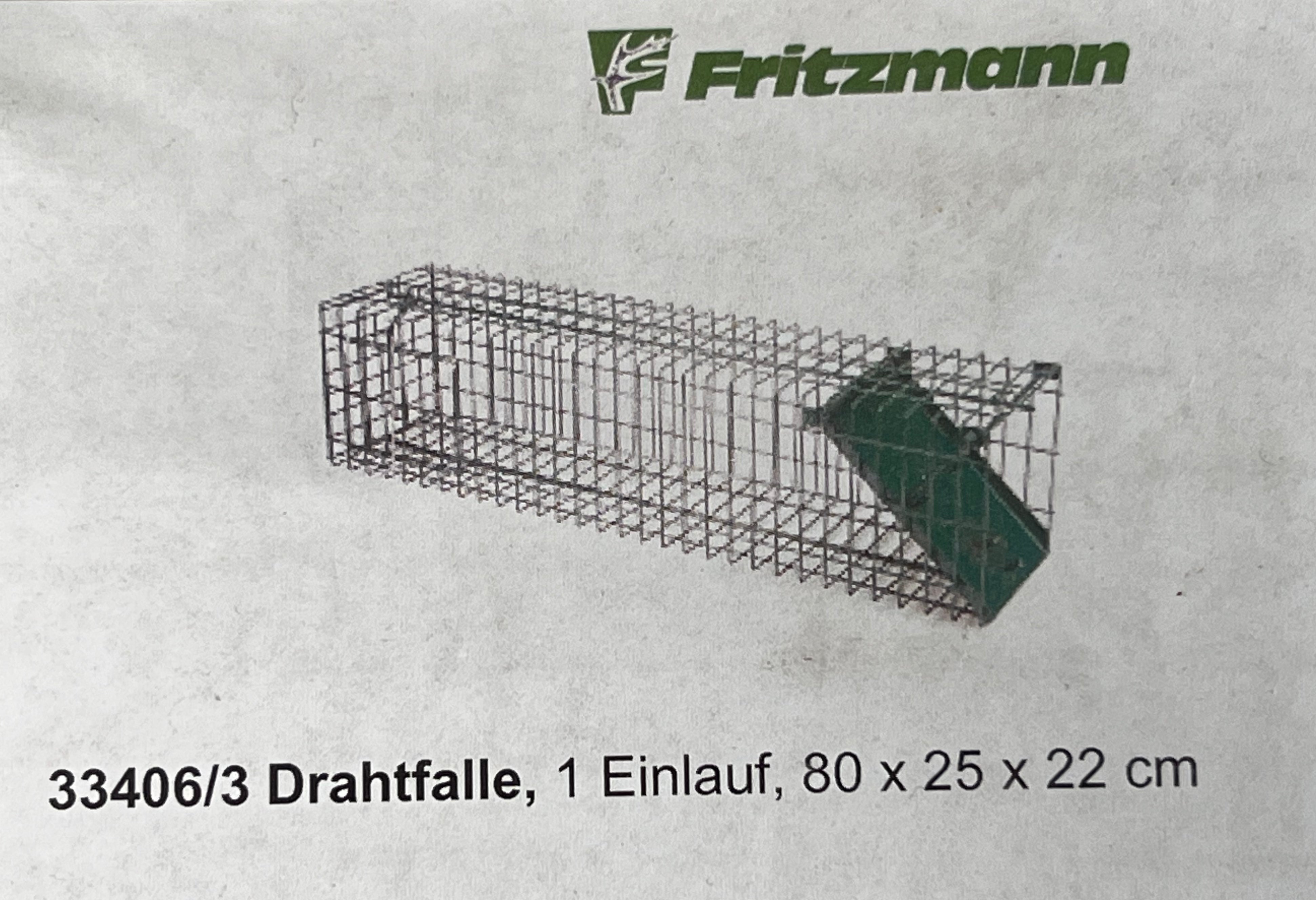 Wire trap with 1 or 2 openings 80x25x22