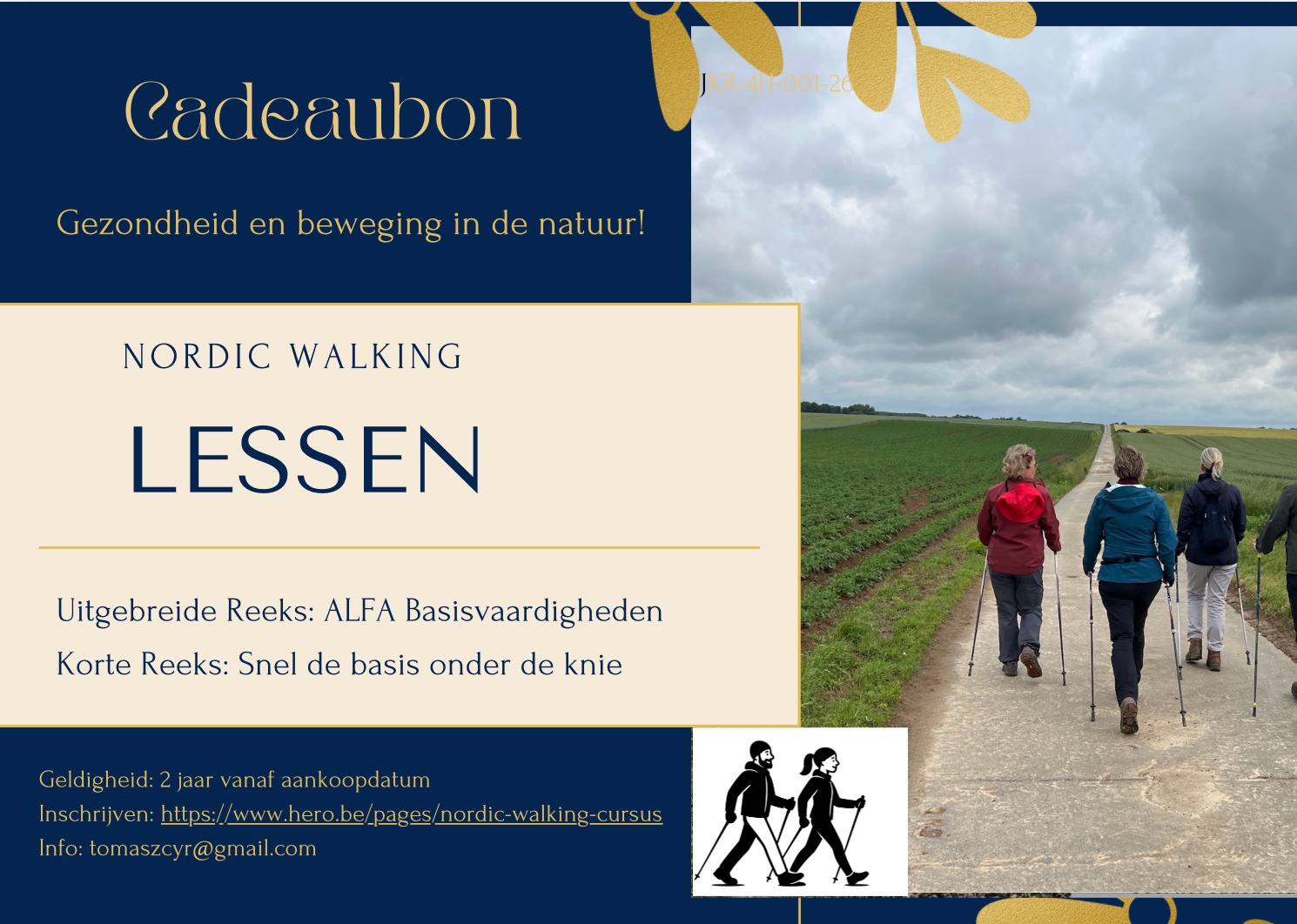 Cadeaubon Nordic Walking Lessen