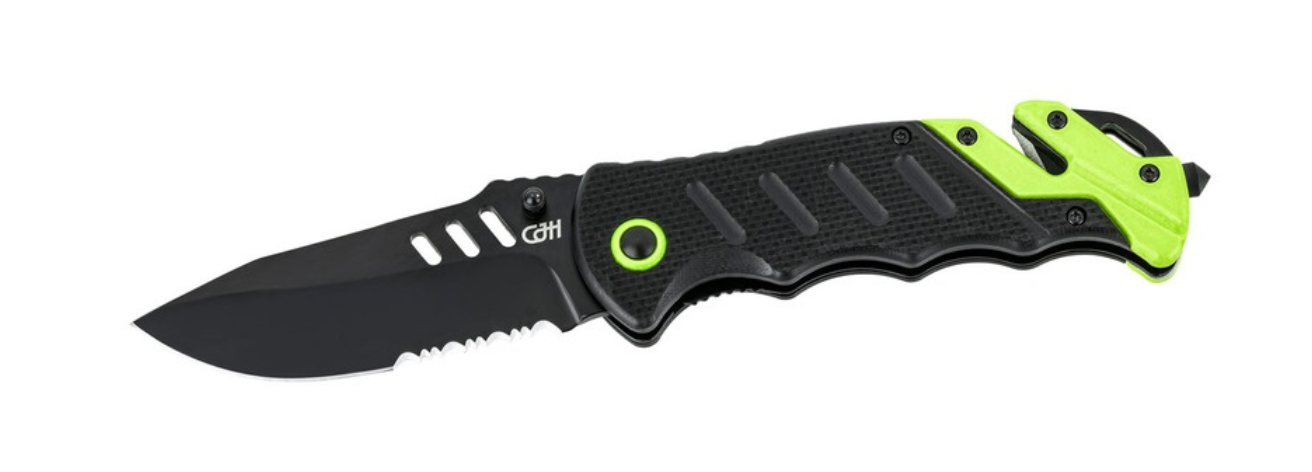 CJH Rescue Knife, yellow/black