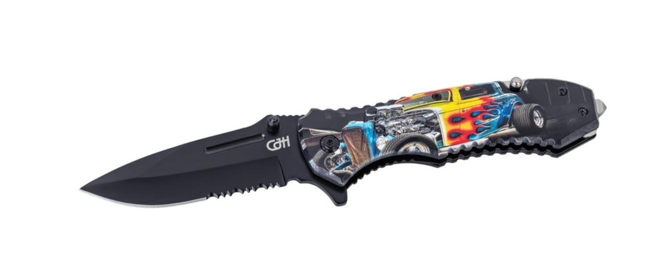 CJH rescue knife, Hot Rod