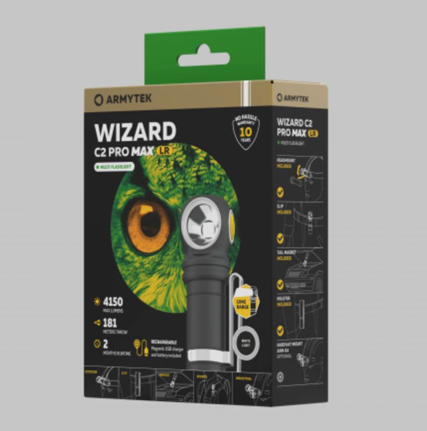 Armytek Wizard C2 Pro Max LR White Light