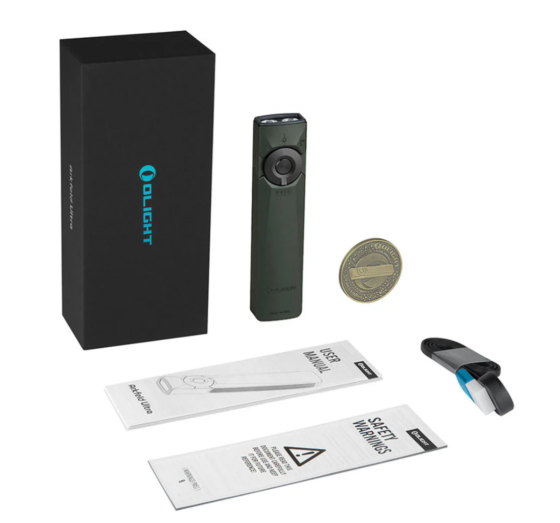 Olight Arkfeld Ultra Olive Grey neutral white