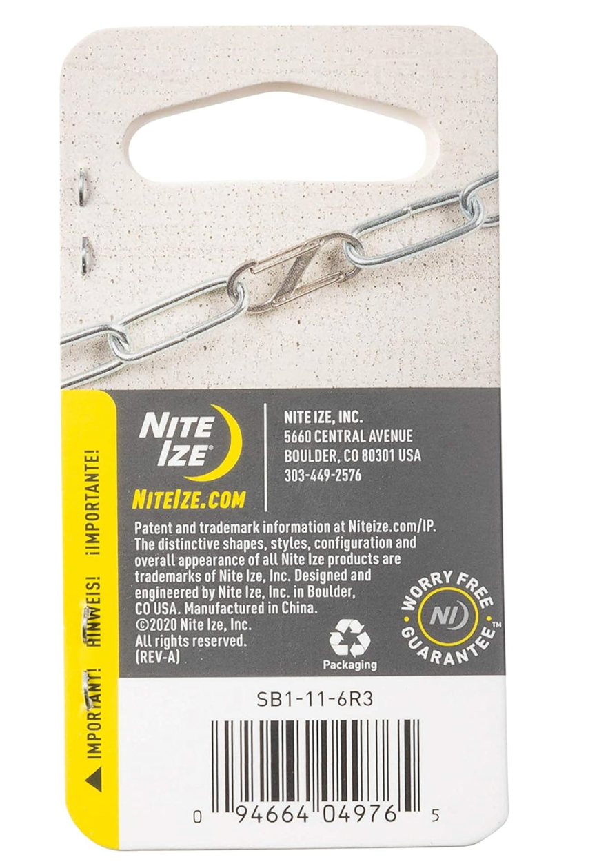 Nite Ize SB1-11-6R3 S-Biner Dual Carabiner