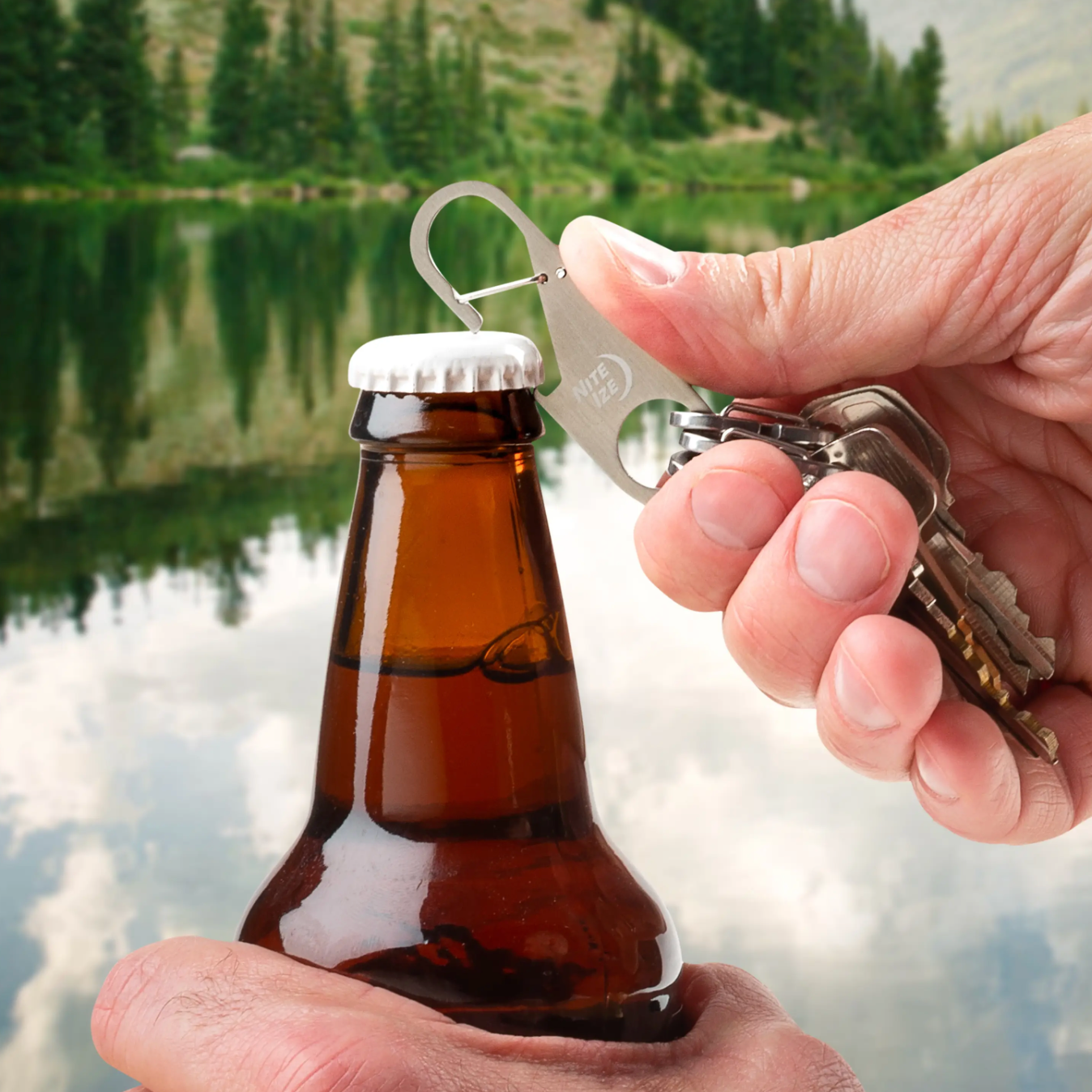 Nit Ize Z-RACK™ KEYCHAIN BOTTLE OPENER