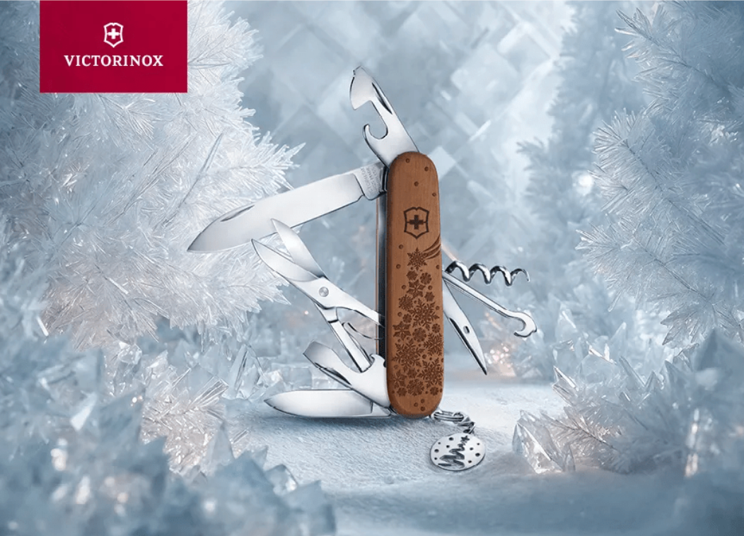 Victorinox CLIMBER WOOD, 91 MM, WINTER MAGIC LIMITED EDITION 2025