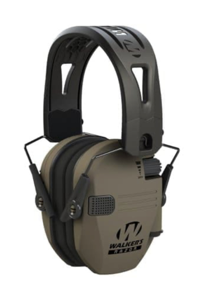 Razor Slim Electronic Muffs Ft. Tactical Grip