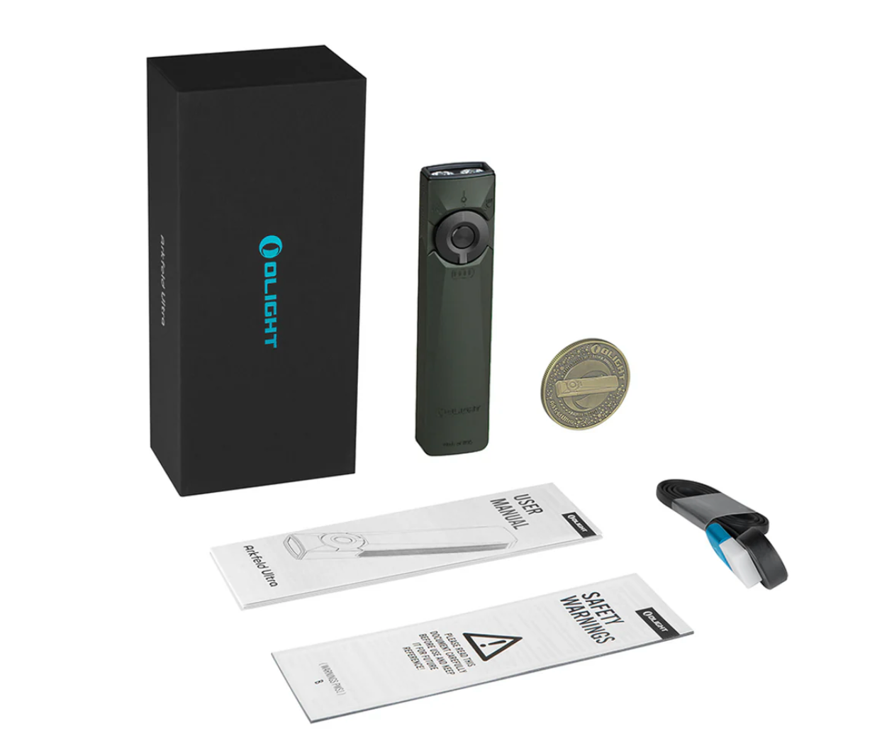 Olight Arkfeld Ultra Olive Grey Flashlight