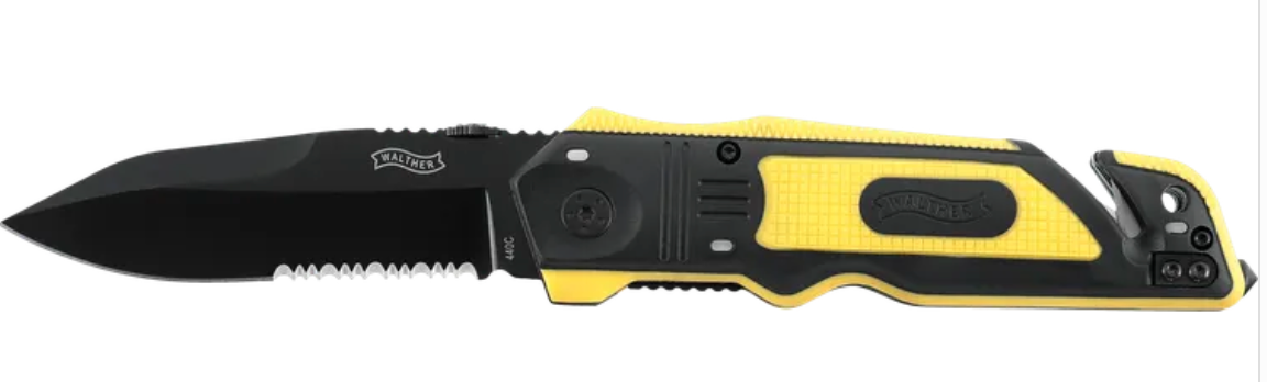 Walther ERK Emergency Rescue Knife Yellow / Black