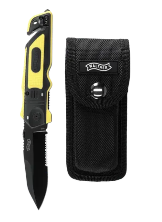 Walther ERK Emergency Rescue Knife Yellow / Black
