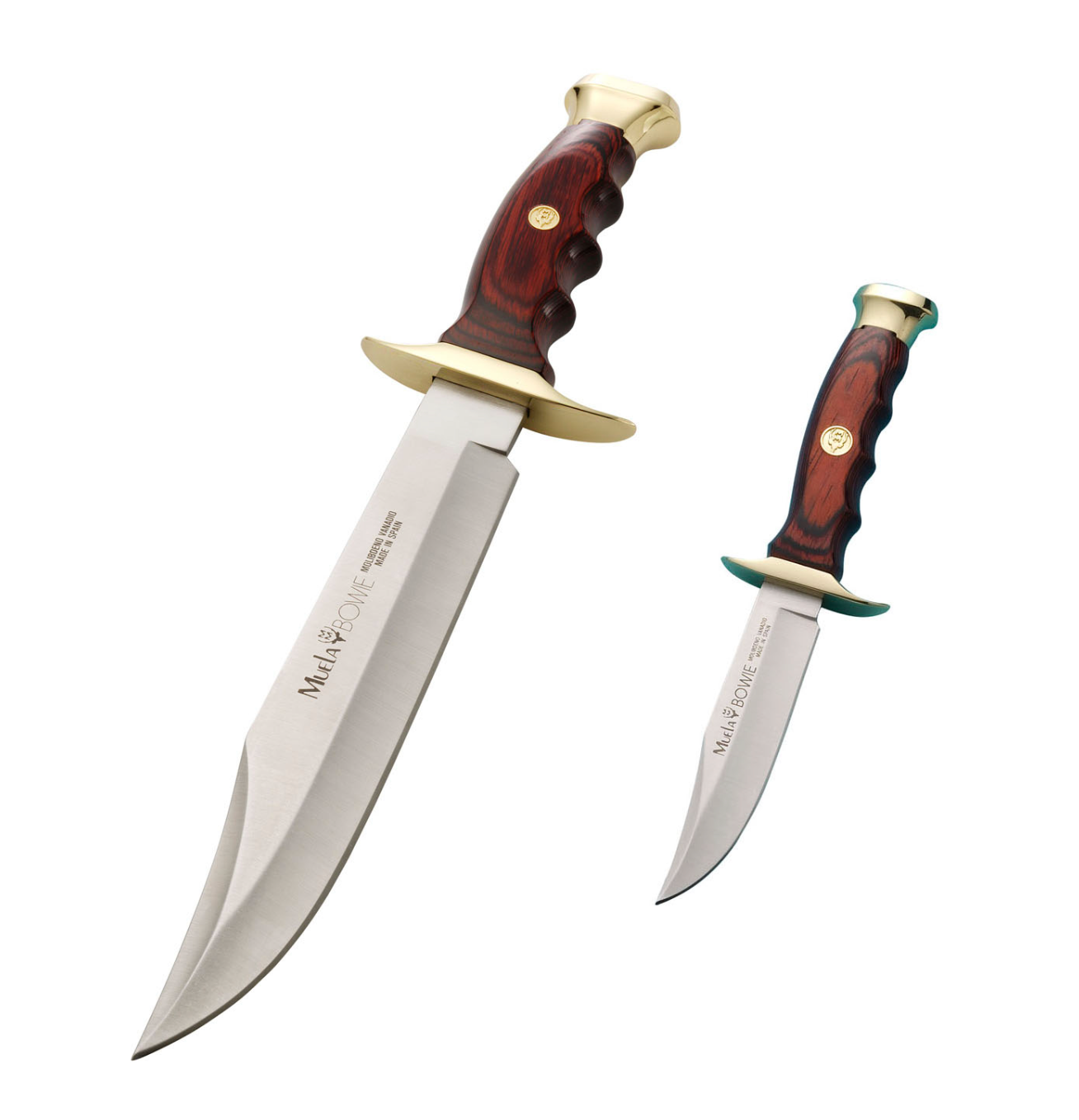 Hunting Muela, BW-10 and BW-22 Pakka Wood/Leather