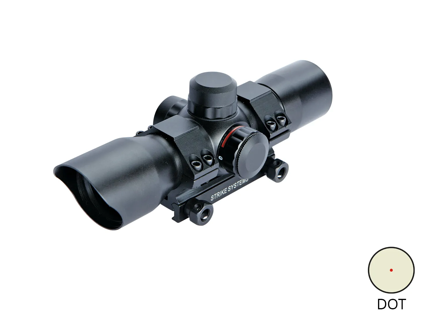 ASG 30mm Dot sight, red/green, w. mount