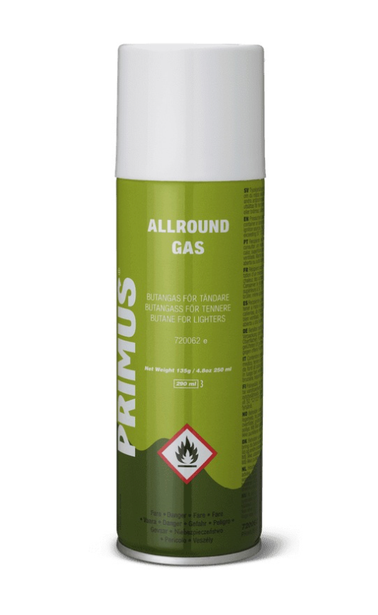 Primus Allroundgas, Butane gas for lighters, 135 g / 250 ml