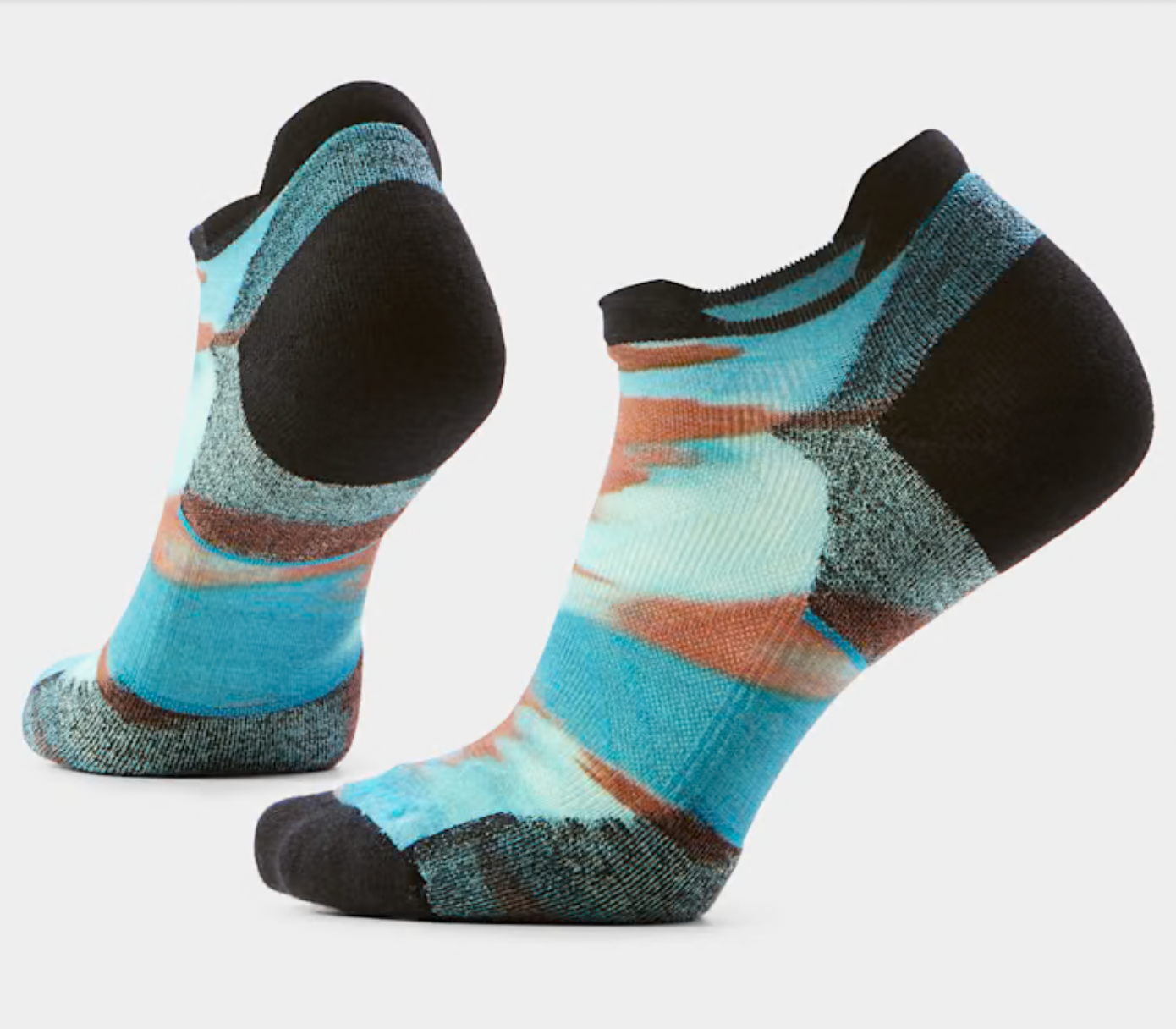 Smartwool Run Brushed Print Low Ankle Socks