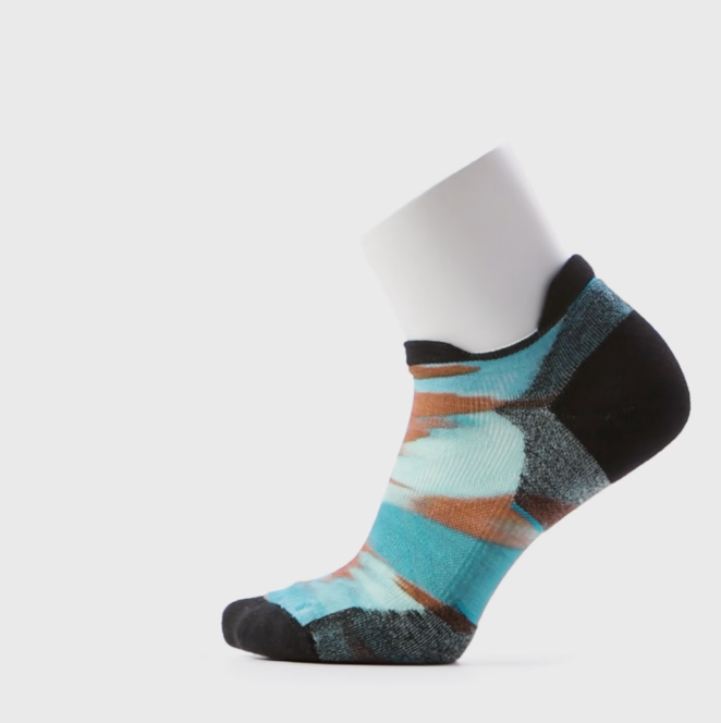 Smartwool Run Brushed Print Low Ankle Socks