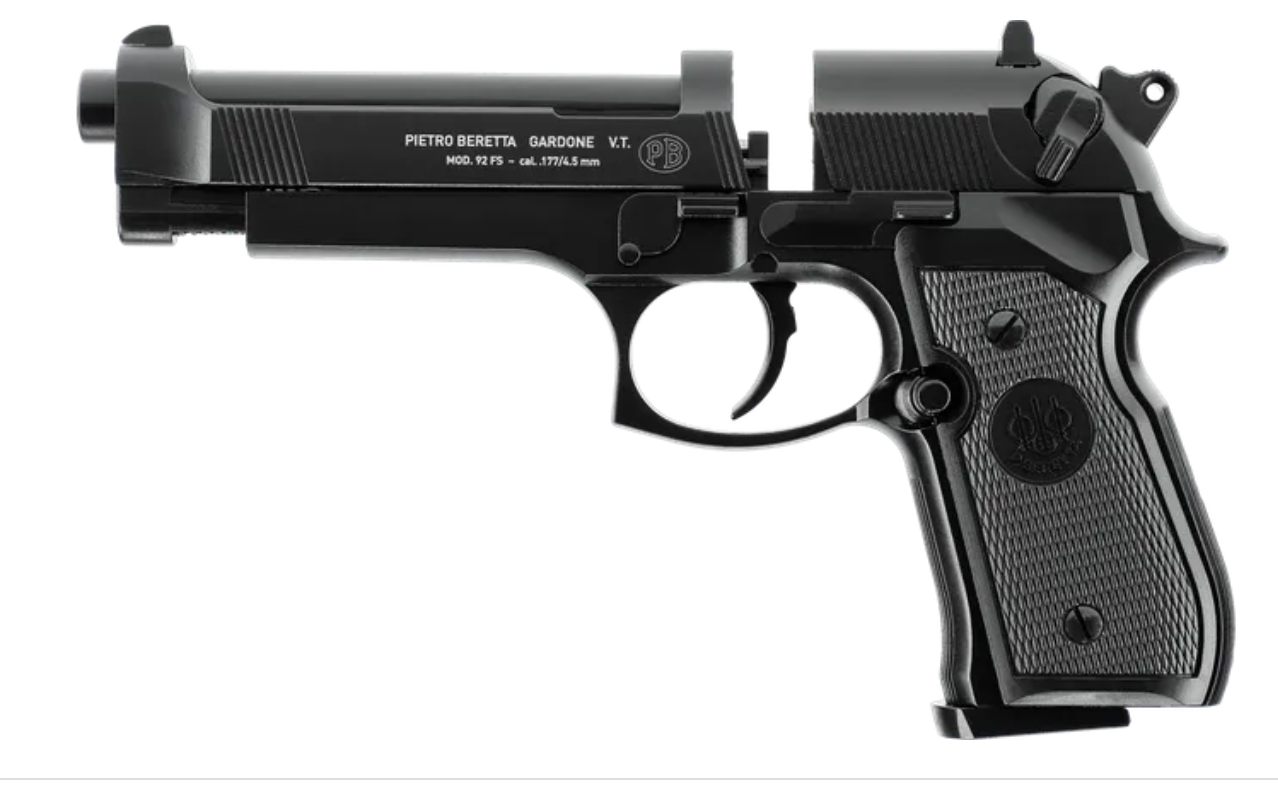 Beretta MOD. 92 FS 4.5 mm (.177) Pellet, CO₂, < 4.0 J