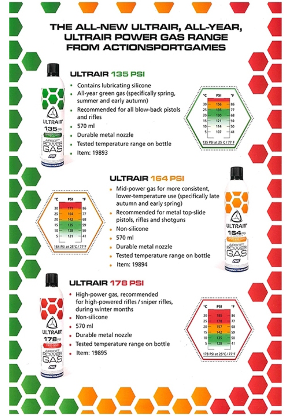 ASG Ultrair Power Green Gas w/ Silicone