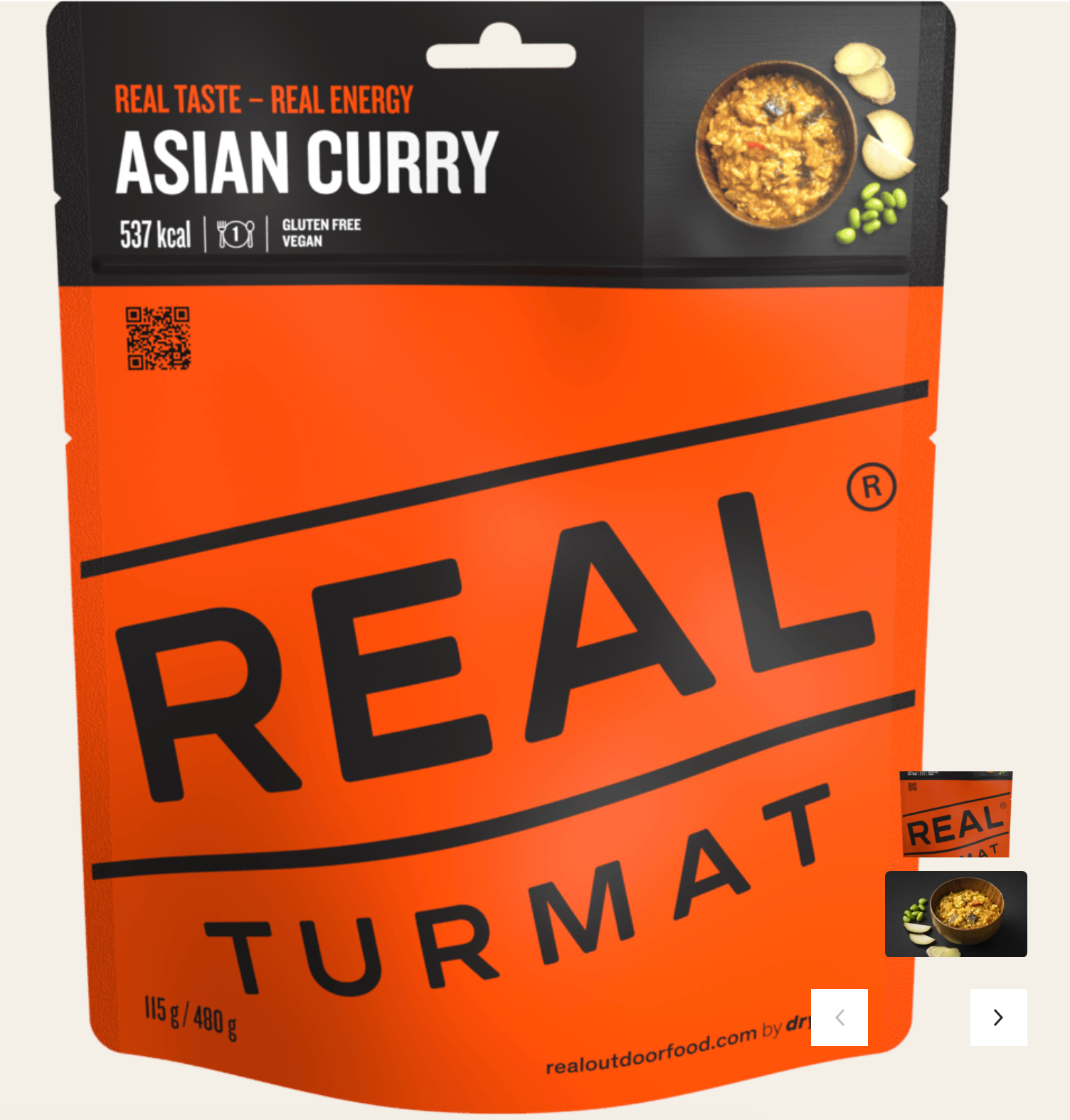 Real Turmat Asian Curry - Vegan