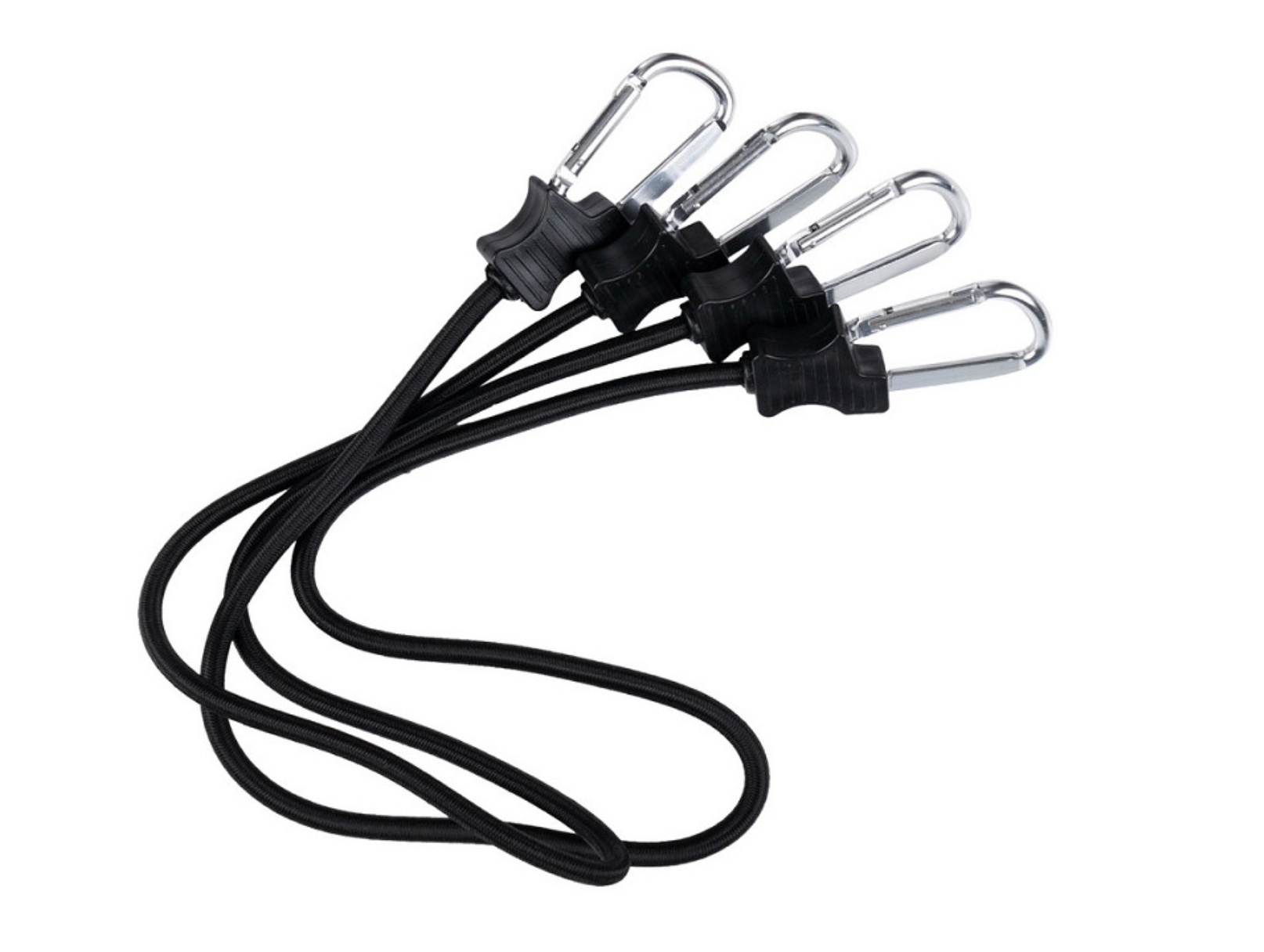 Stretch elastic with carabiners 90 cm
