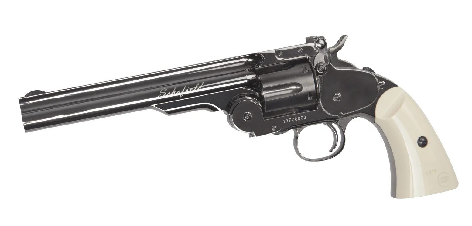 ASG Schofield, Airgun, BB, Steel Grey, 6"