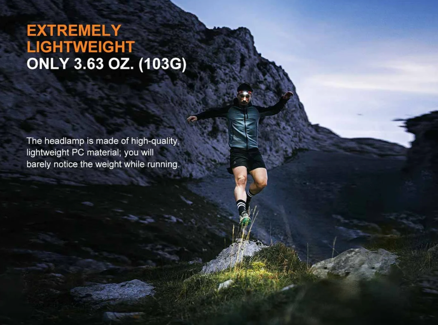HL18R-T V2.0 RECHARGEABLE HEADLAMP Black