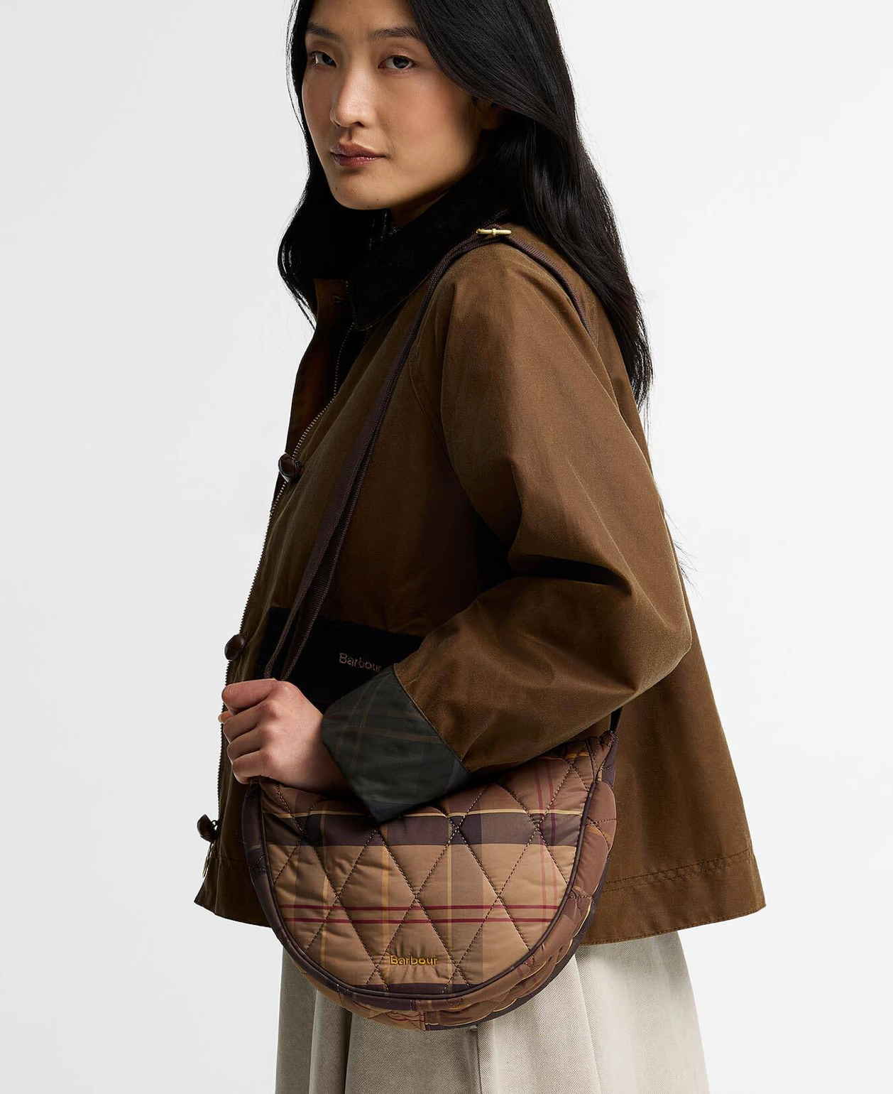 Barbour Healy Tartan Sling Bag
