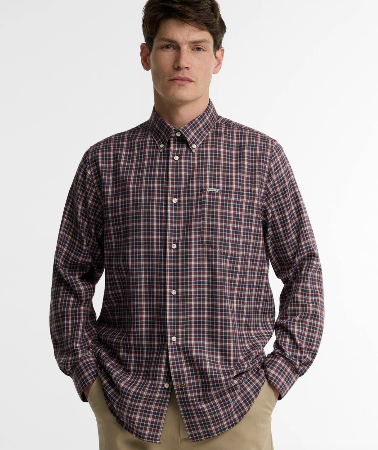 Barbour Dishford Thermo-Weave Regular Fit Long-Sleeved Shirt
