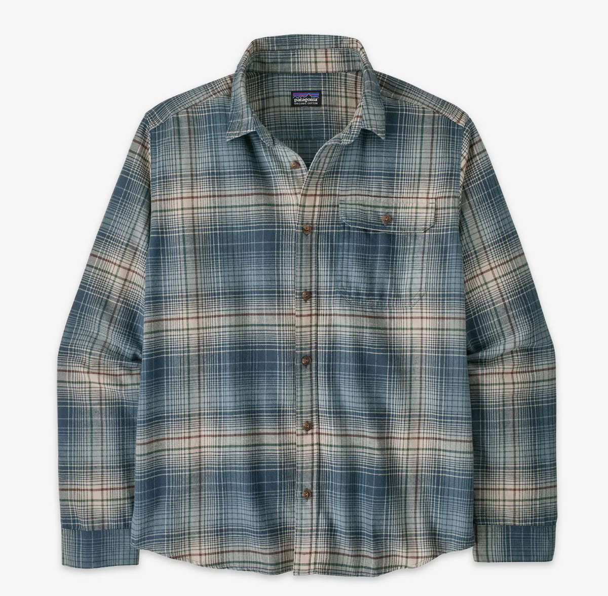 Patagonia Men's Long-Sleeved Lightweight Fjord Flannel Shirt