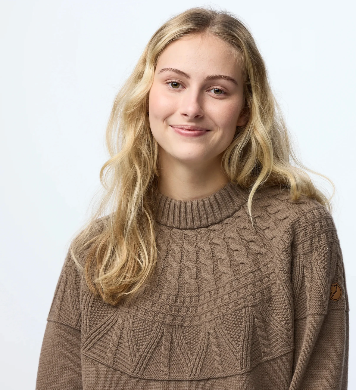 Fjallraven ÖVIK SOLID JACQUARD KNIT W