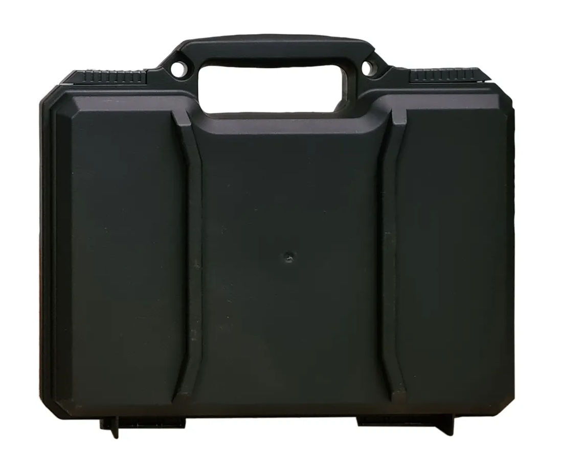 ASG plastic pistol case, 31x27x7.5cm, Black