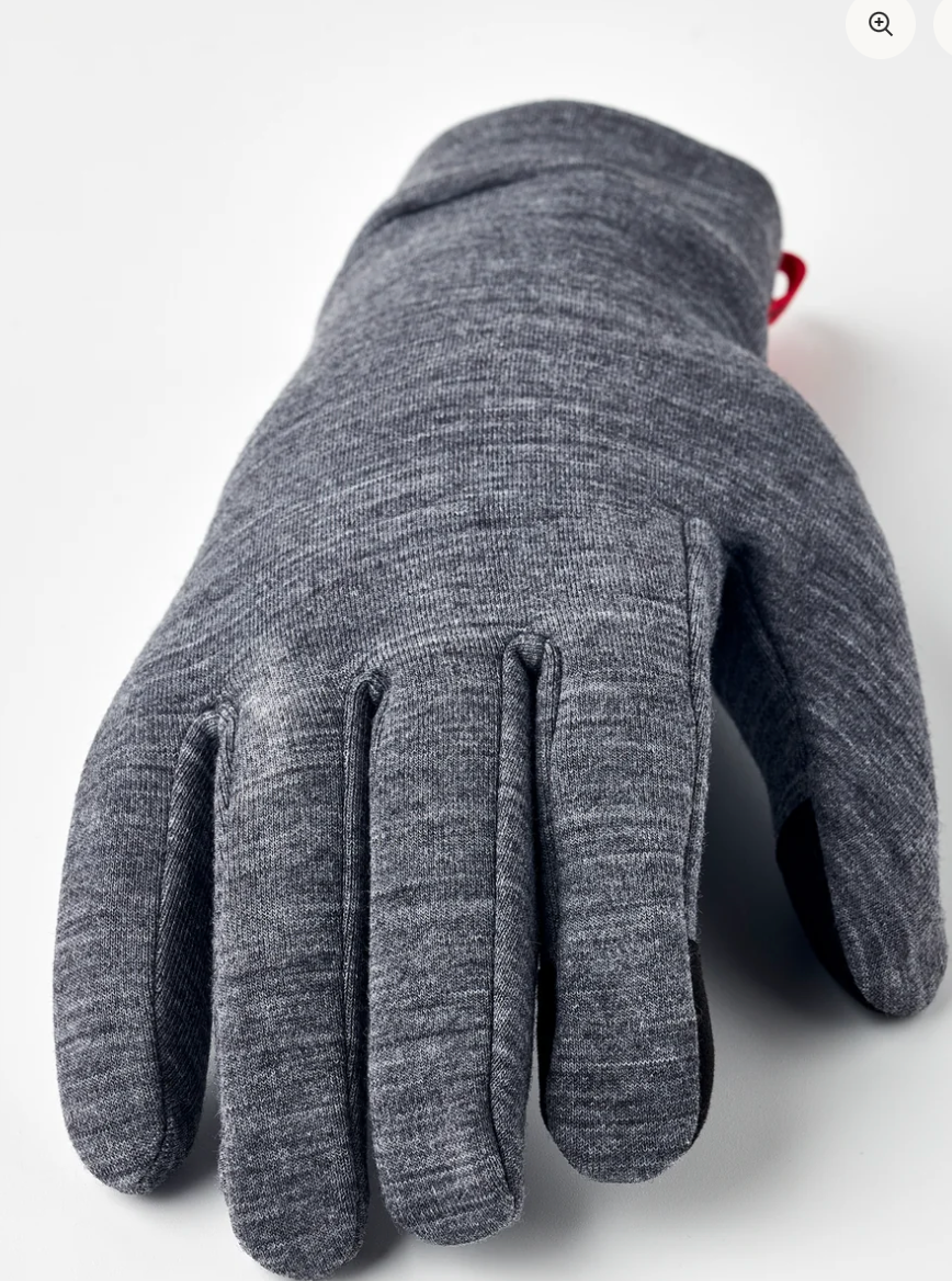 Hestra Touch Point Thermo - 5 finger Grey