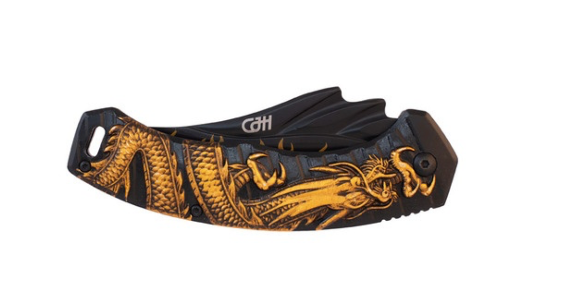 CJH Pocket Knife, dragon