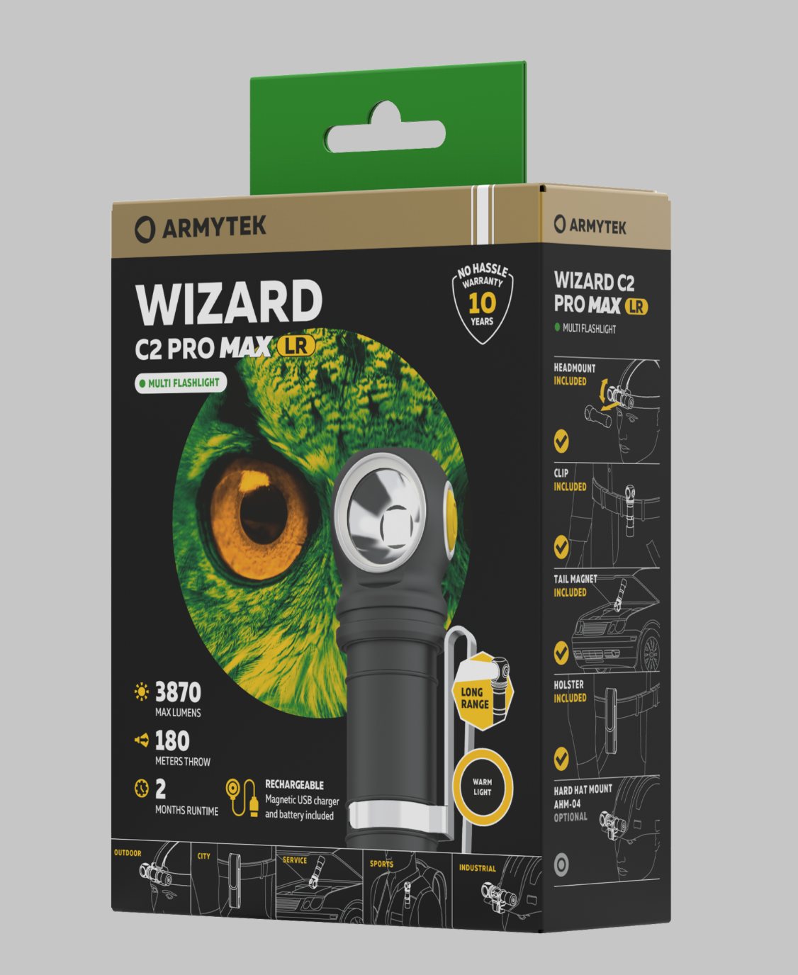 Armytek Wizard C2 Pro Max LR Waem Light