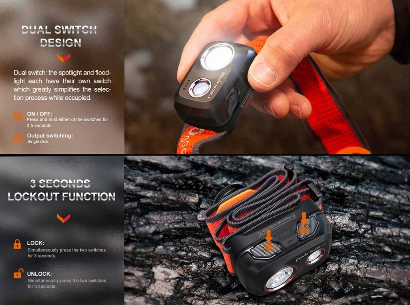 HL32R-T RECHARGEABLE HEADLAMP