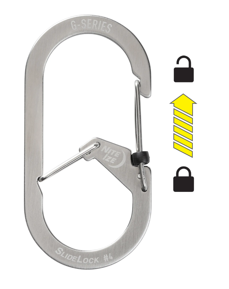 Nite Ize G-Series® SlideLock® Dual Chamber Carabiner