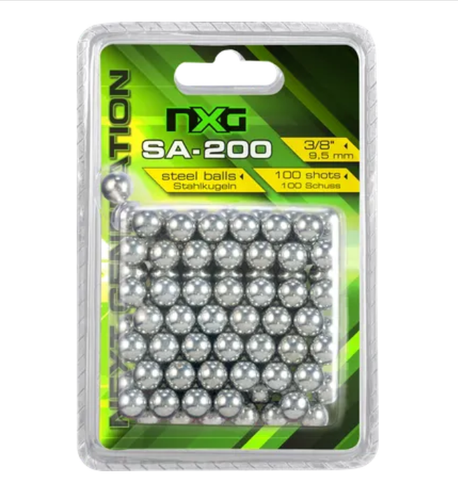 NXG SA-200 Steel ø 3/8" / 9.5 mm, steel balls, 100 pcs