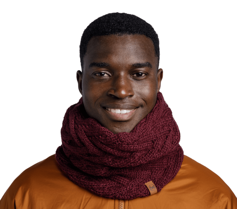 Buff Neckwarmer Knitted & Fleece Neckwarmer Caryn Dahlia