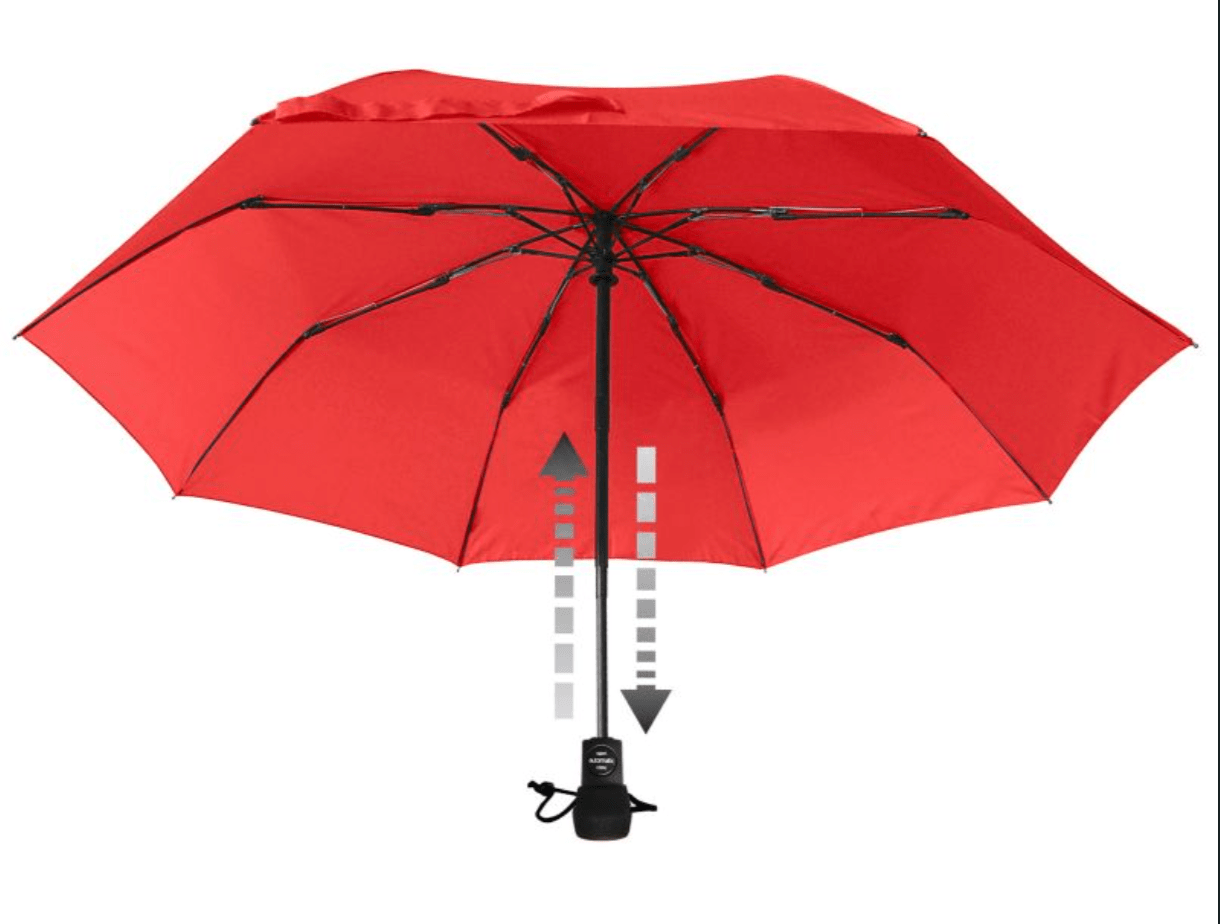 EuroSchirm Umbrella Red EuroSchirm Light Trek Automatic Umbrella