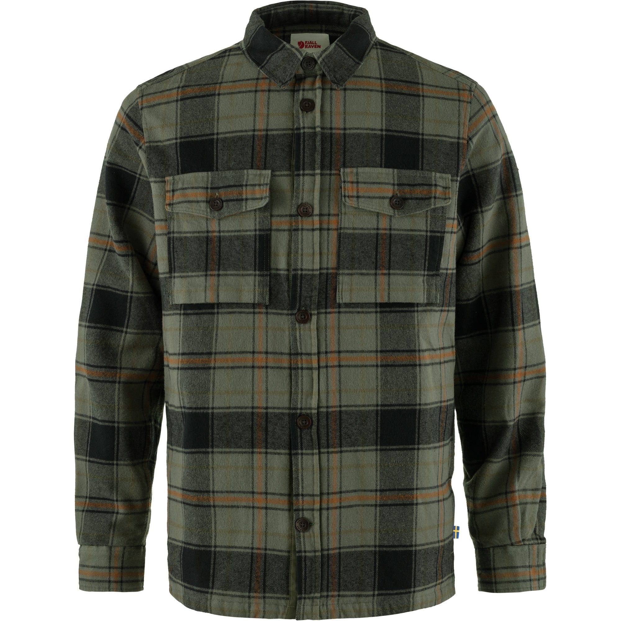 Fjällräven Shirt L / Deep Forest-Black Fjällräven Övik Lite Padded Shirt M's
