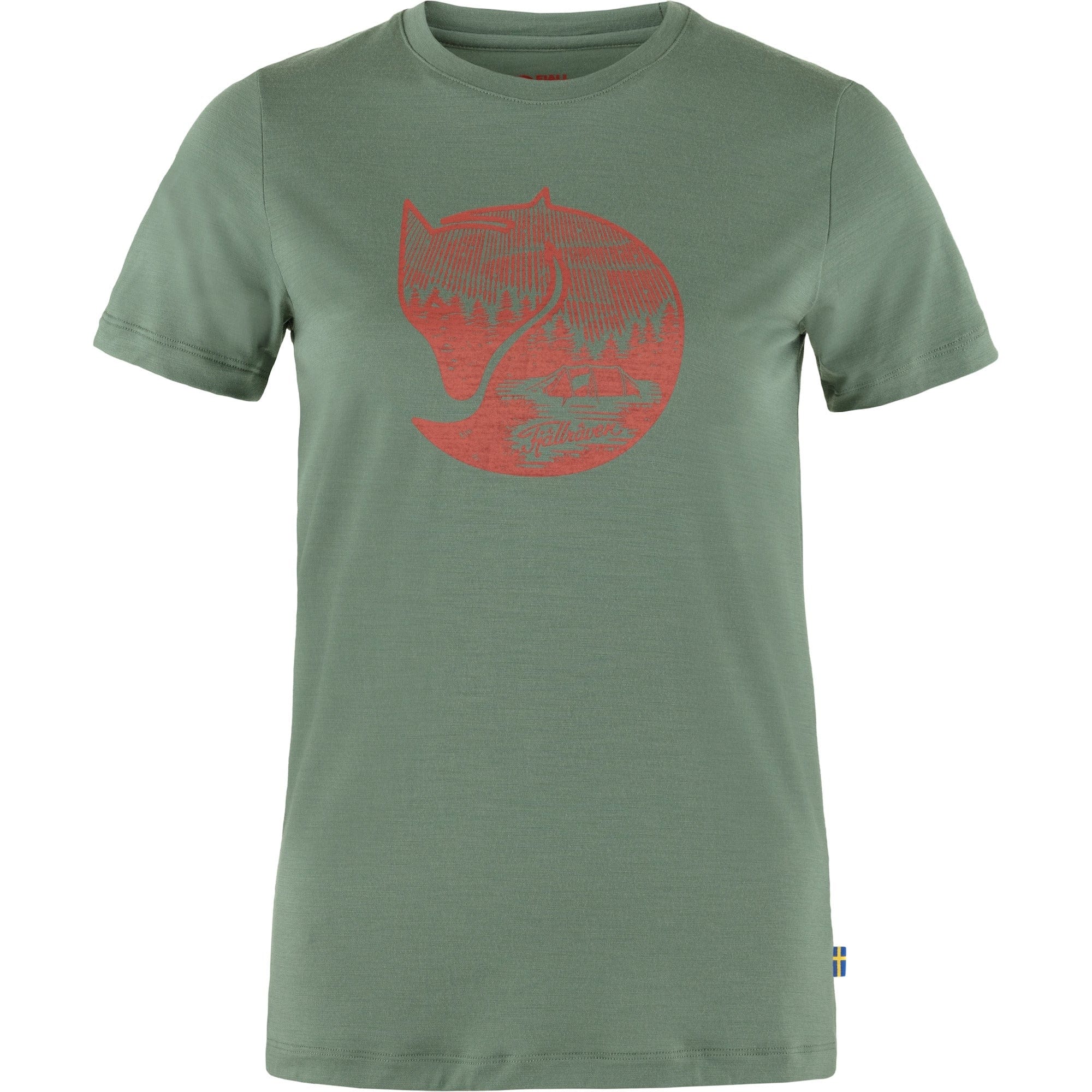 Fjällräven T-Shirt Fjällräven Abisko Wool Fox SS W