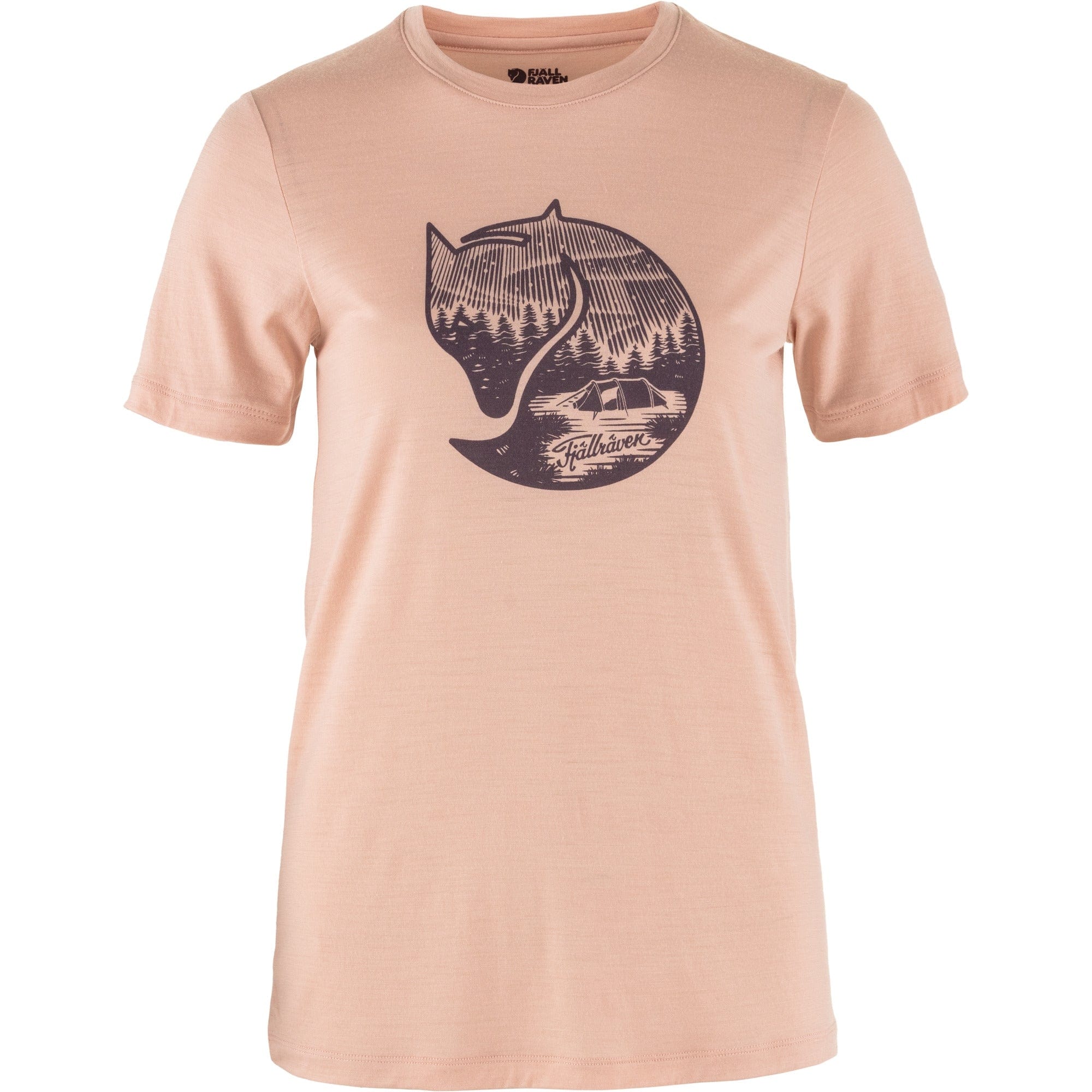 Fjällräven T-Shirt Fjällräven Abisko Wool Fox SS W