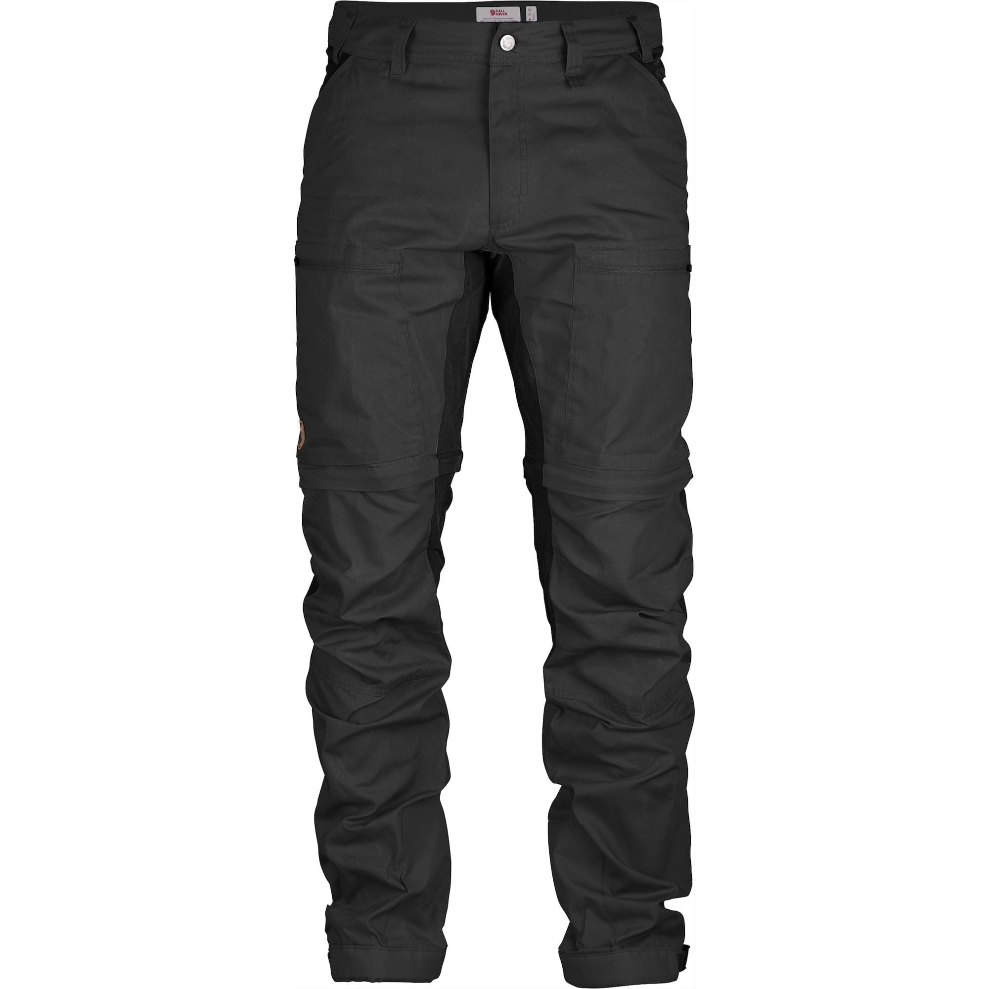 Fjällräven Trousers 48 EU / Dark Grey-Black Fjällräven Abisko Lite Trekking Zip-Off M Long