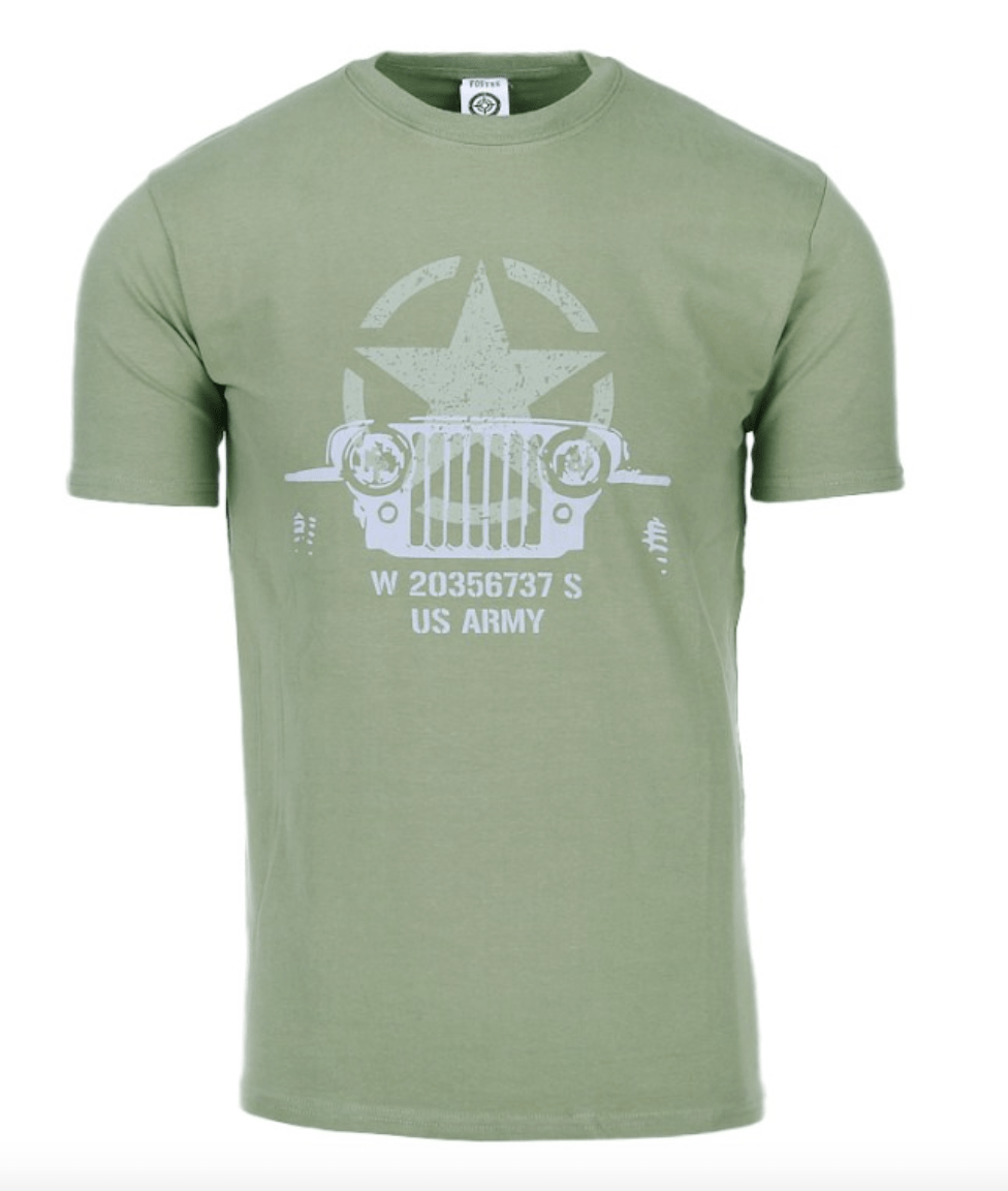 Fostex T-Shirt L / Green T-shirt Allied Star - Willys