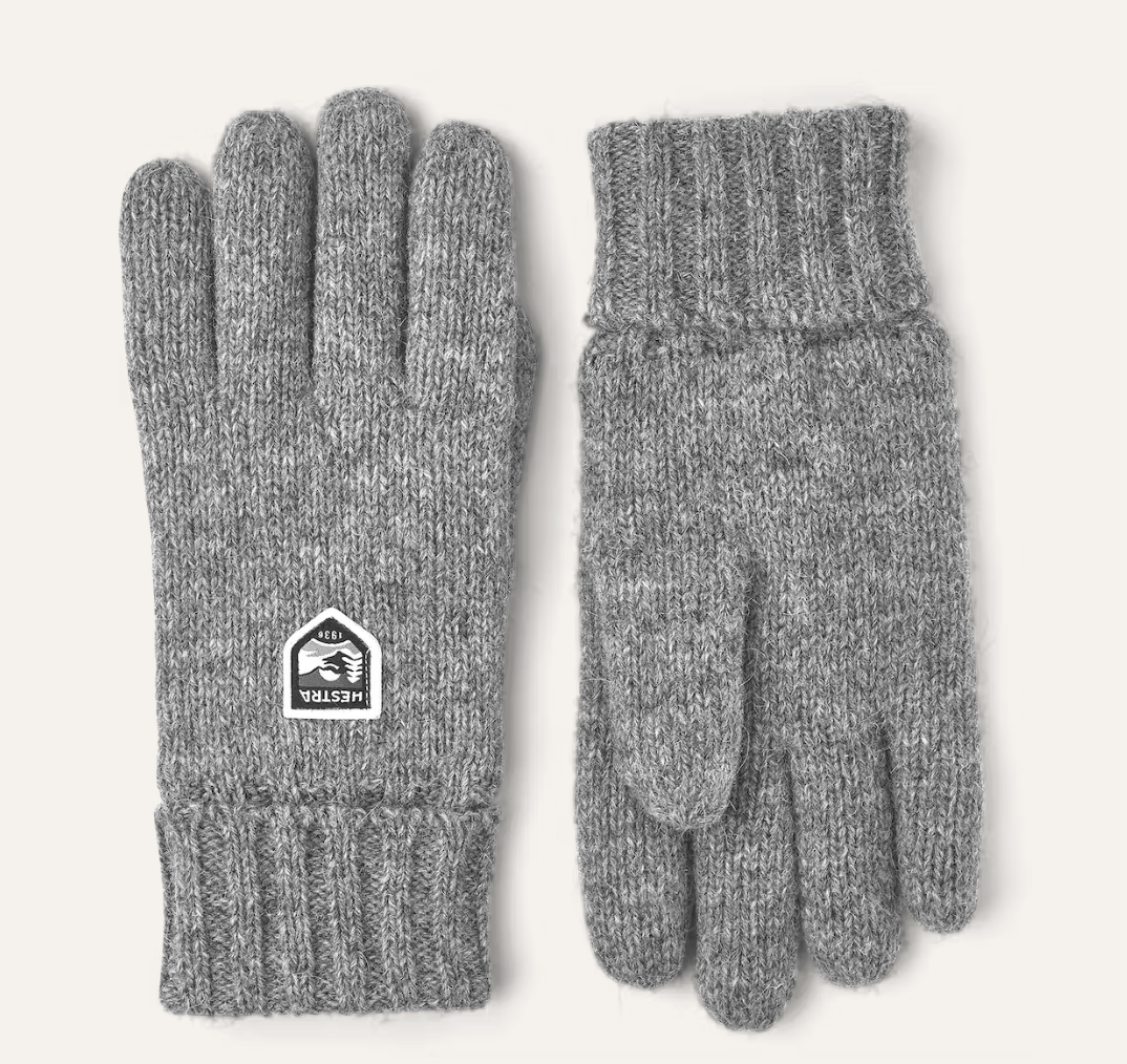 Hestra Gloves Basic Wool Glove Grey