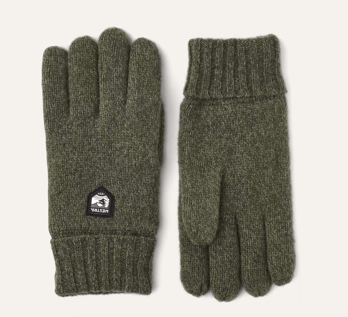 Hestra Gloves Basic Wool Glove Olive