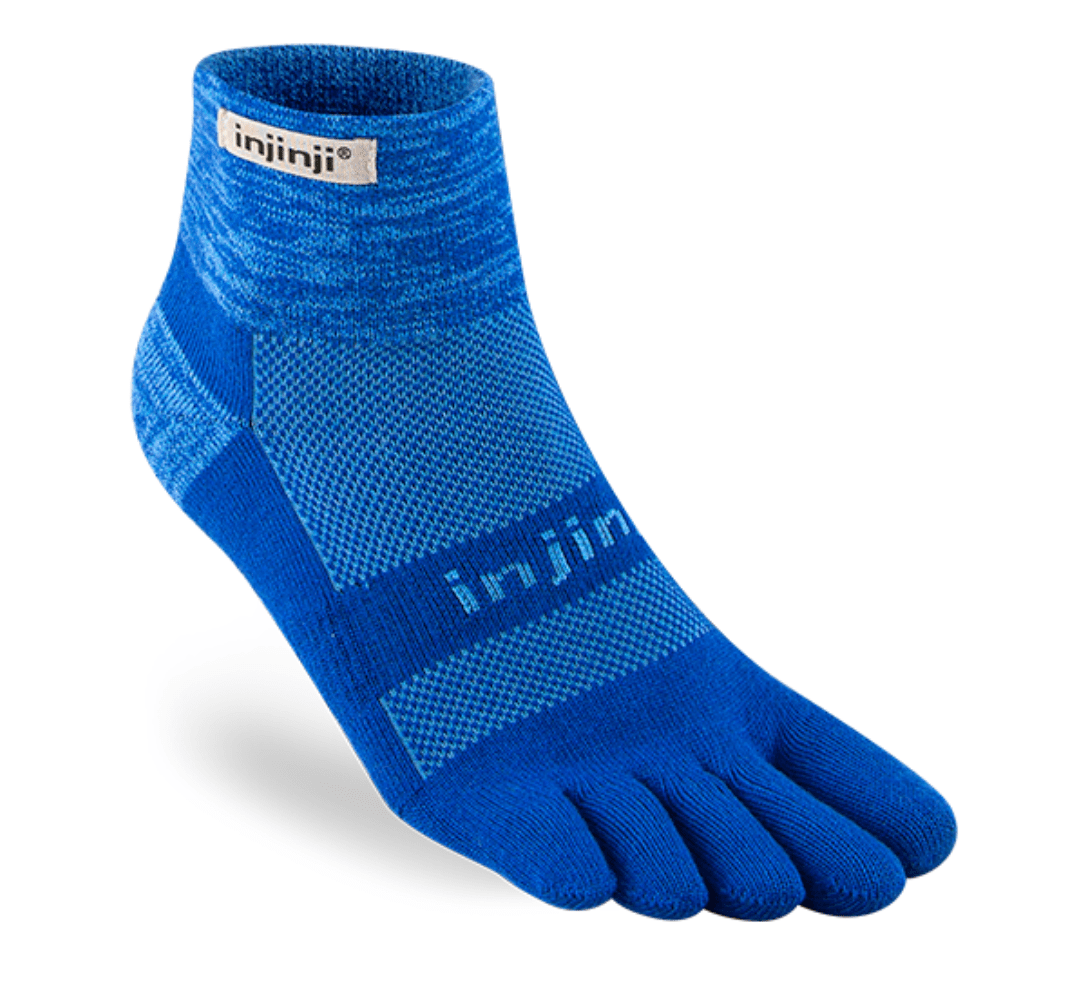 injinji Socks 40.5-44 EU / Marina Injiinji Trail Midweight Mini-Crew