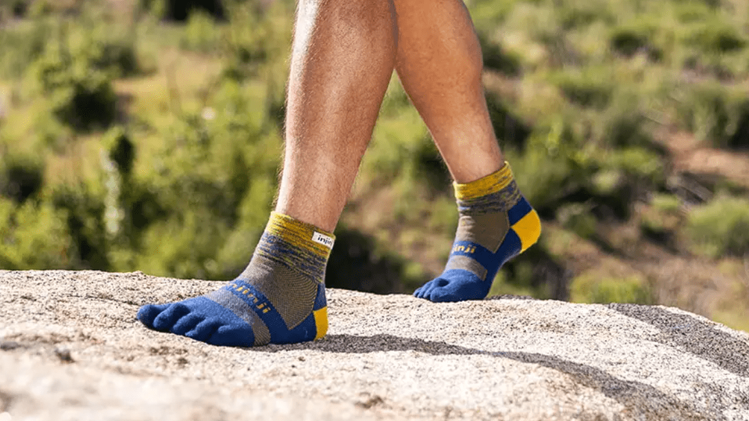 injinji Socks 40.5-44 EU / Marina Injiinji Trail Midweight Mini-Crew