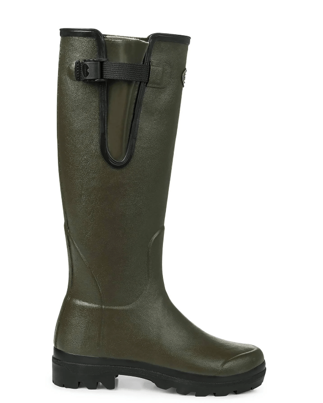 Le Chameau Rubber Boots 6.5 Uk / Vert Chameau Le Chamoue W'S VIERZON JERSEY LINED BOOT