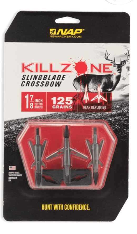 NAP Crossbow 125 GR NAP CROSSBOW EXPANDABLE BROADHEADS SLINGBLADE