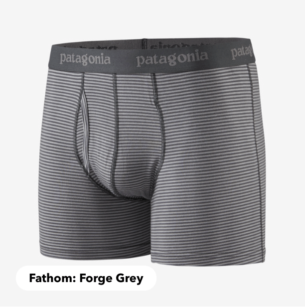 Patagonia Boxer Shorts M / Fathom: Forge Grey Patagonia Men's Essential Boxer Briefs - 3