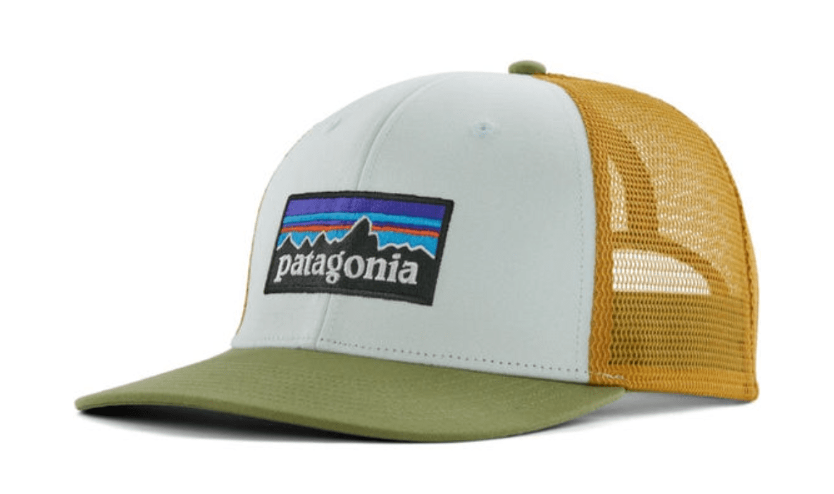 Patagonia Cap Wispy Green Patagonia P-6 Logo LoPro Trucker Hat